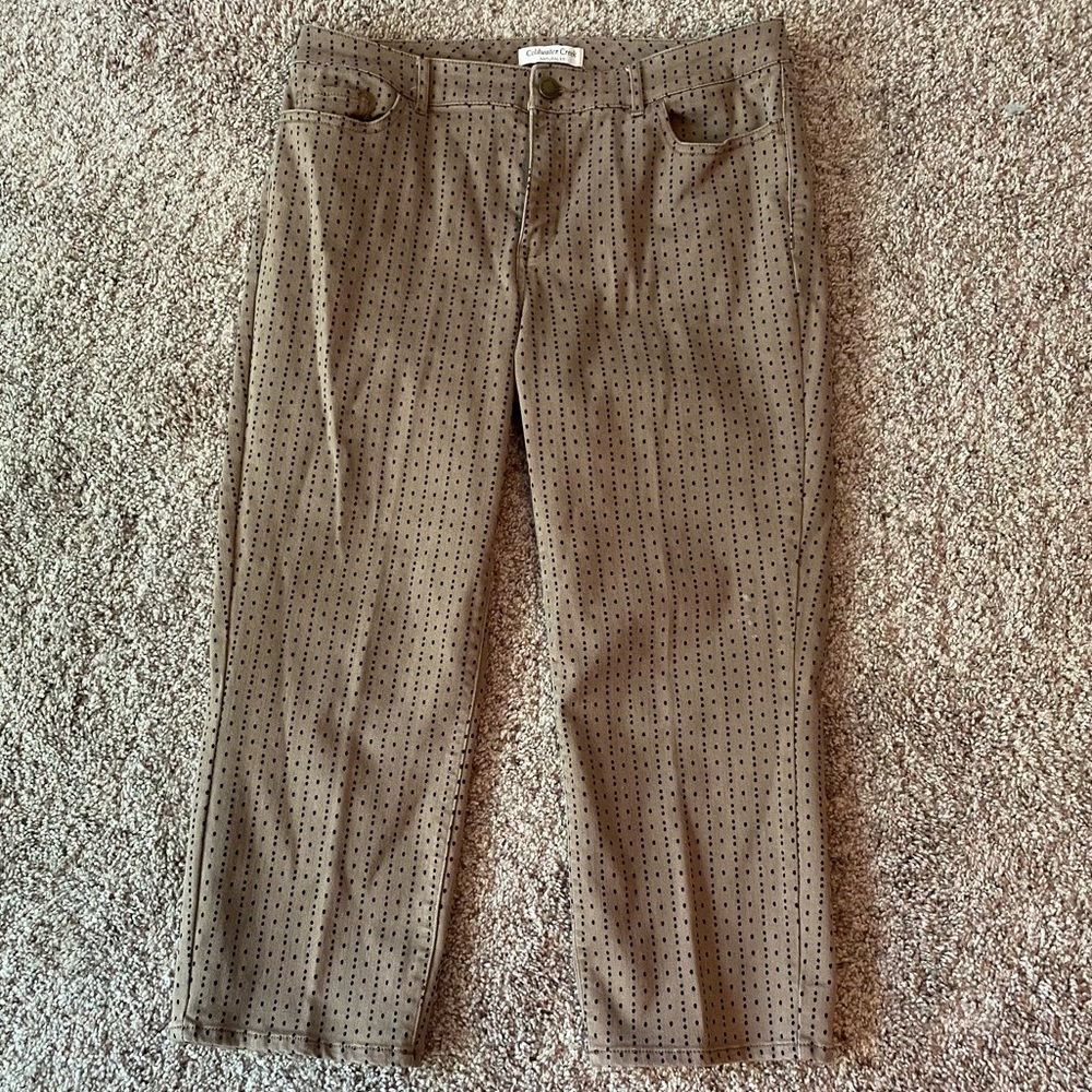 Coldwater Creek Natural Fit Capris size 10